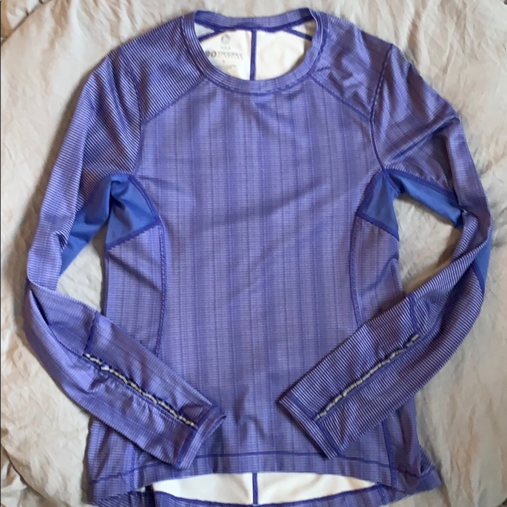 Purple work out wear shirt